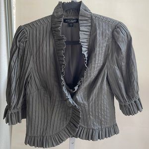 Betsey Johnson pin-tuck jacket